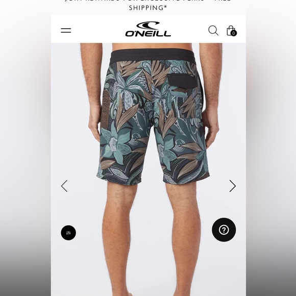 NWT O’Neill CRUZER 19" BOARDSHORTS - Picture 7 of 9